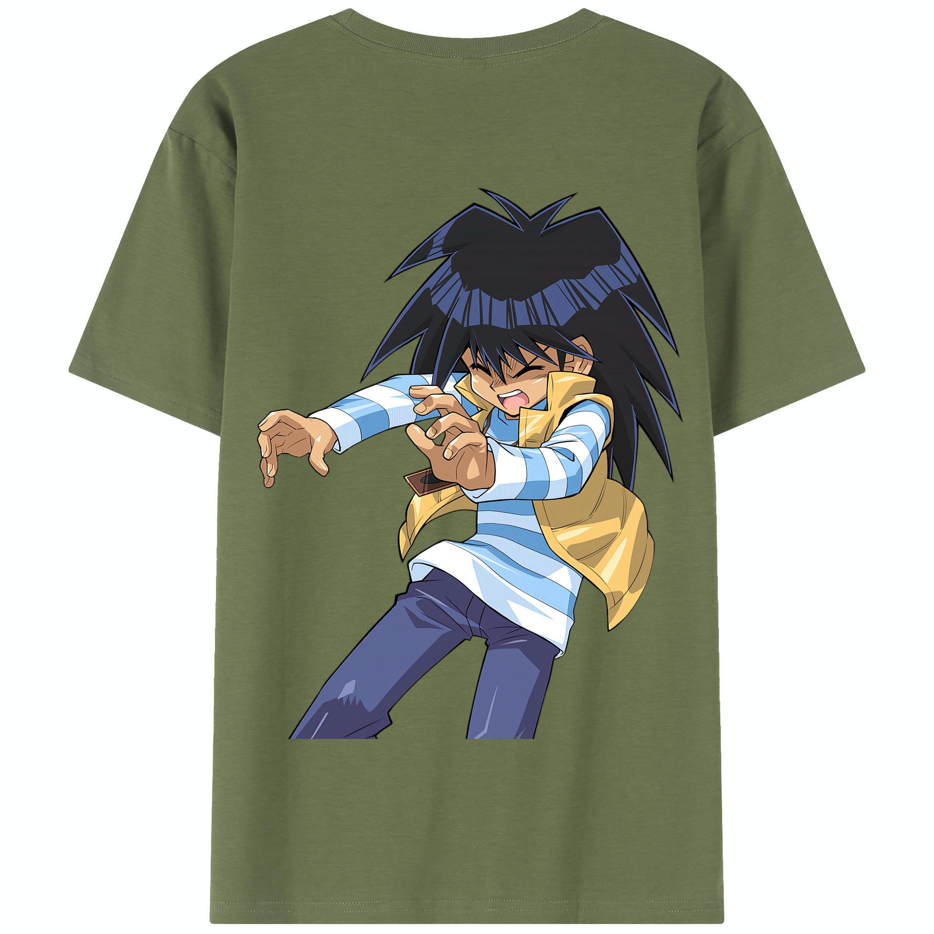 （画像用） 遊☆戯☆王 Yu-Gi-Oh! 綿100％半袖Tシャツ（背面プリント）